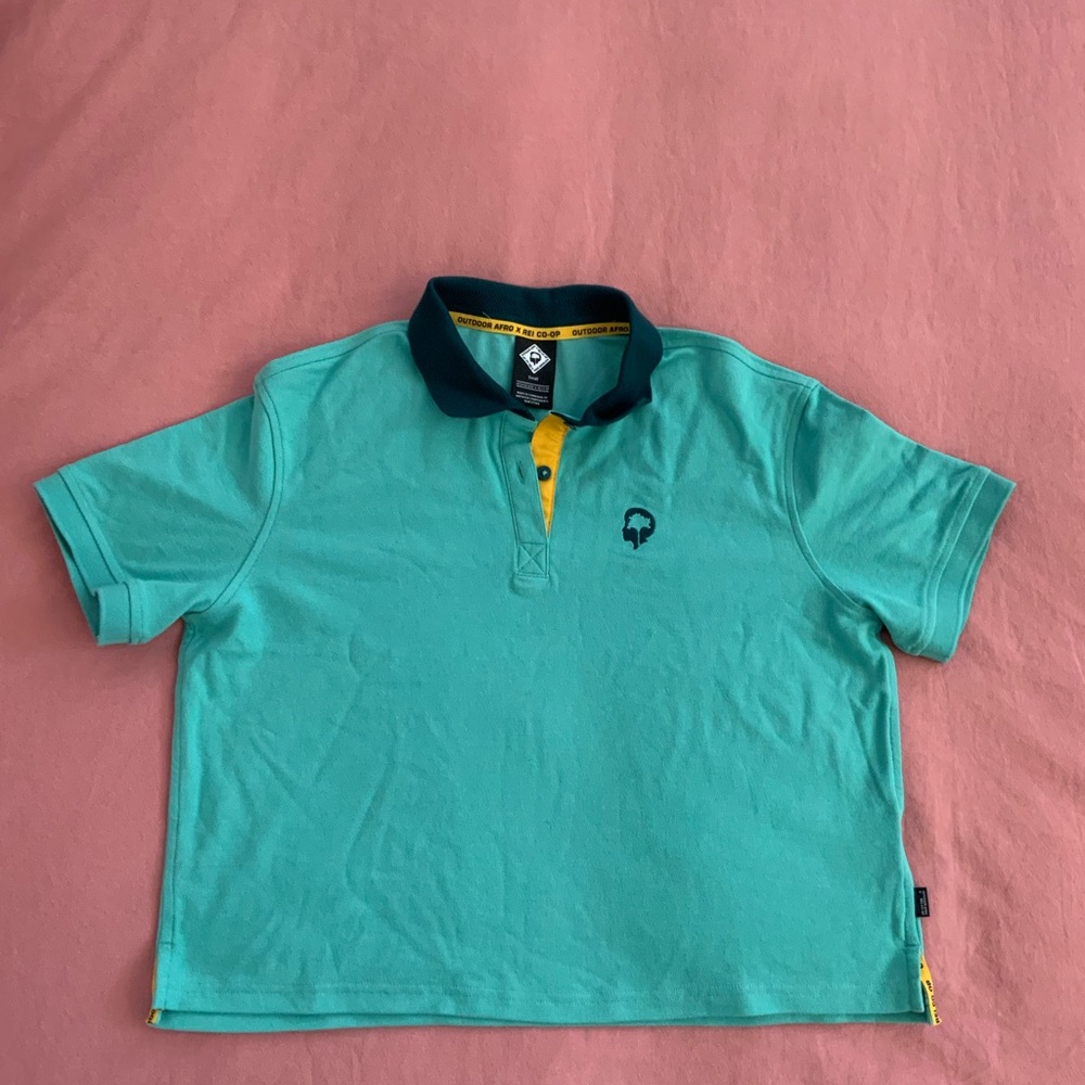 Outdoor Afro & Rei Womens Polo Shirt